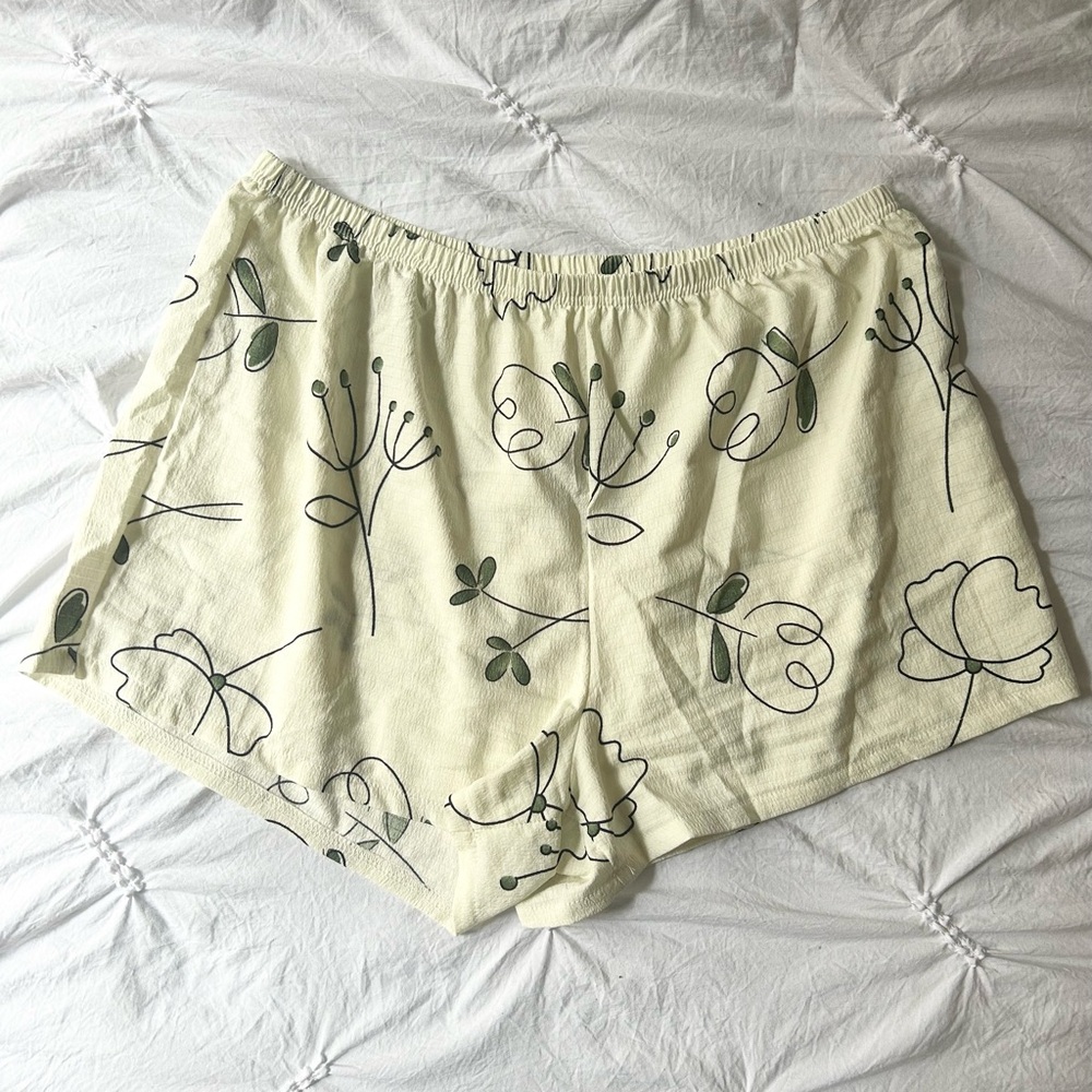 Floral Print Lounge Shorts